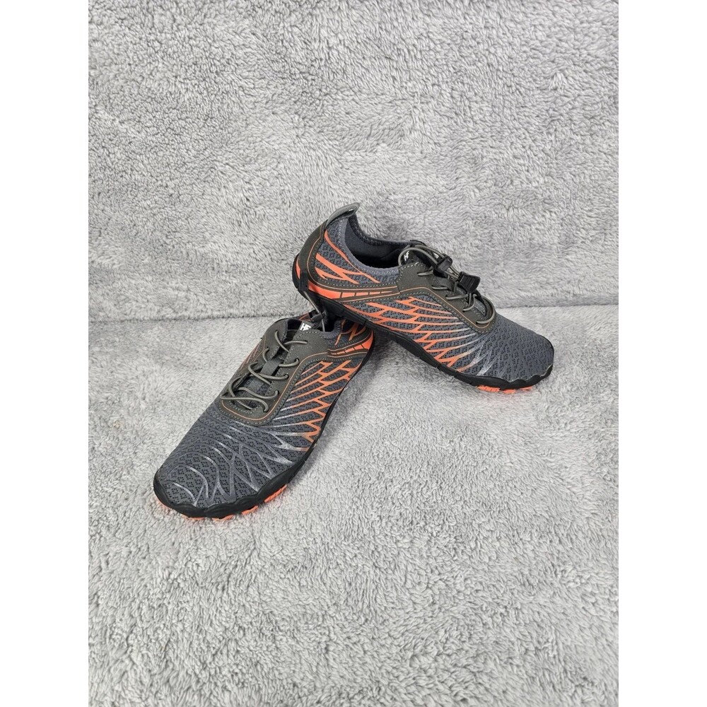 Hike Footwear HF Lorax Pro Sz 9 Gray Orange Non Slip Barefoot Shoe